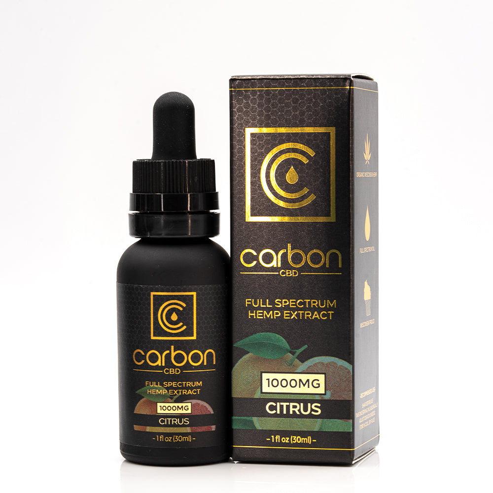 Full Spectrum CBD Oil Tincture 1000–2500mg | Carbon Cannabis