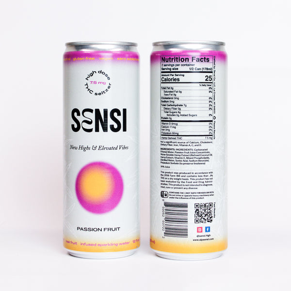 Sensi Passion Fruit Seltzer