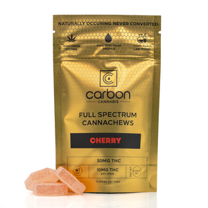 Cherry flavored full spectrum cannabis chews