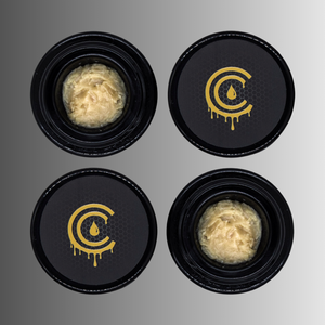 cbd balms with lids off