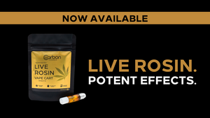 Carbon Cannabis' Live Rosin THCa Vape Carts: Pure, Potent, and Flavorful