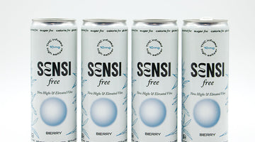 Sensi Free Berry Sparkling Water Cans