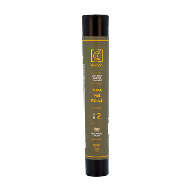 Carbon Cannabis THCa Pre Rolls 2-pack 1.5g Wisconsin flower