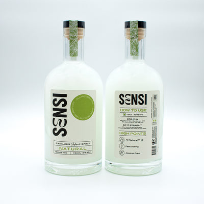 Sensi Spirit alcohol-free THC spirit 750ml bottle by Carbon Cannabis
